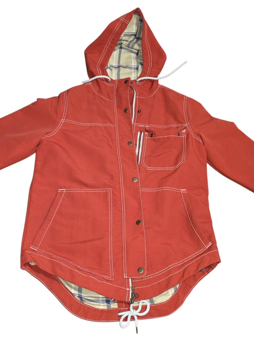 TOAD&CO  Forester Parka Utility Jacket Small Canvas Outdoor Hiking Workwear Coat - Picture 7 of 13